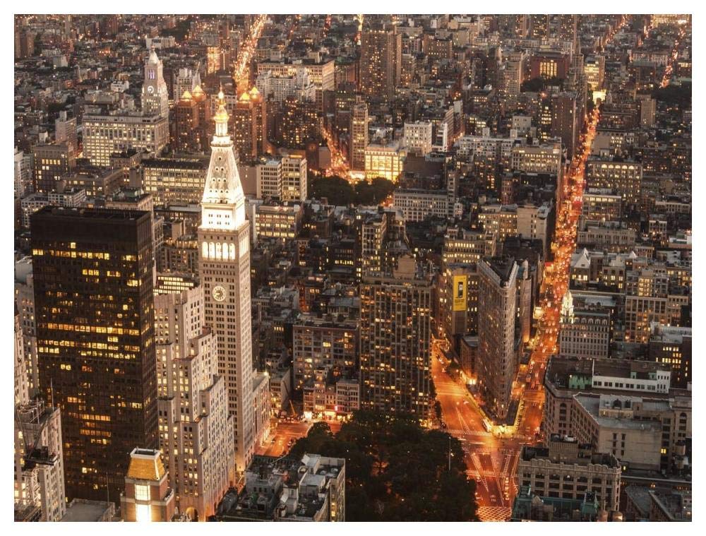 Aerial View Of Manhattan With Flatiron Building, Nyc-Paper Art-50,,X38,,