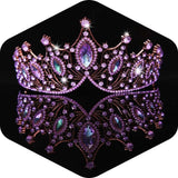 Kamirola Baroque Queen Crown,Rhinestone Wedding Bridal Crown and Tiaras Crystal Headband For Birthday Prom Pageant Party hallowe
