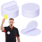 Chengu 12 Pairs 3 Inch Referee Patch Hook and Loop Dots Self Adhesive Reusable Round Double Sided Self Sticky Circle Tape for So