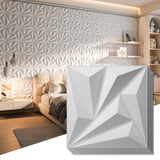 Art3d 100 Pack Decorative 3D Wall Panels, 97 Sq.feet PVC Interior Wall D cor, 11.8x11.8, White