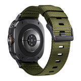 Compatible with Samsung Galaxy Watch Ultra Bands 47mm, Rugged Nylon Band for Galaxy Watch Ultra 47mm(2025/2024), Adjustable Smar