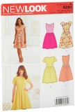 Simplicity Creative Patterns New Look 6262 Misses Dress with Neckline Variations, A (10121416182022)