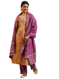 Libas Women'S Silk Blend Kurta Set (27895_Multicolor