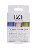 Handmade Paints - Professional Oil Pigment Stick, Trial Set 2 - Set of 3 19ml
