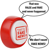Donald Trump Fake News Button - 11 Fake News Quotes In Real Voice - Talking Gag Gift Desk Item - Gag Accessories Gifts for Men a