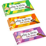 Really Good Stuff Tap and Write CVC Words 120 Cards