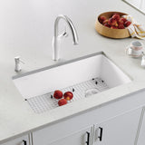 Blanco Diamond Silgranit Super Single Bowl Undermount - White
