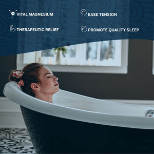 Ancient Minerals Magnesium Bath Flakes - Bathing Alternative to Epsom Salt - Soak in Natural Salts - High-Absorption Efficiency