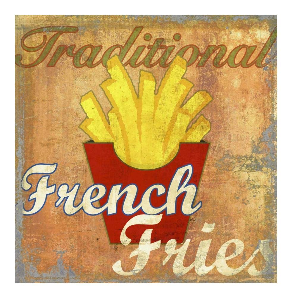 French Fries-Paper Art-20,,X20,,