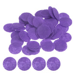 HARFINGTON 200pcs Round Felt Circles, 15mm 5/8 Pre Cut Felt Craft Pads Non-Woven Mini Felt Fabric Circles for DIY Sewing Handcra