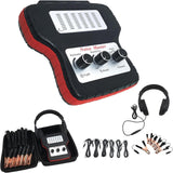 Chassis System Ears Electronic Stethoscope Diagnostic Kit with Headphones, PLAYOCCAR 6 Channel Car Engine Noise Finder Sound Det