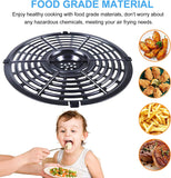 Air Fryer Grill Pan for Power XL 5QT Air fryer, 8.7'' 5QT Round Non-Stick Air Fryer Replacement Tray Rack Parts Accessories Cris