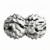 Ecomistiq Eva Peanut Massage Ball Wavy Surface DoubleLobed Massage Ball Handheld Care Tool Fitness, Ink Wash