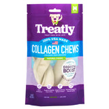 Treatly USA Collagen Twist 6-7 Dog Chew Treats - Natural Flavor, 2 Count/1 Pack