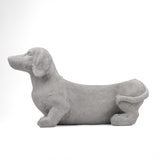 Artarium Dachshund Dog Flower Pot Planter, Resin Decorative Planter Gamla/Gamale For Home Indoor & Outdoor Balcony & Garden Deco