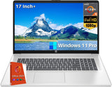 HP 17 inch Business Laptop, Full HD (1920 * 1080) Display, AMD Ryzen 5 7430U (Beats i7-11370H), 16 GB RAM, 512 GB SSD, Wi-Fi 6, 