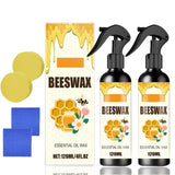 FIYADWZH 2PCS Beeswax Spray,Natural Furniture Polish,Beeswax Spray Cleaner,The Original Micro Molecularized Beewax Care Restorer