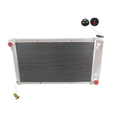 Cubauto CU369-3 Row All Aluminum Radiator for 1967-1972 Chevy GMC C/K Series Pickup Truck Blazer P10 G10 C10 K10 20 30 Van Picku
