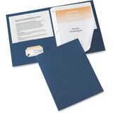 Avery TwoPocket Folders, Blue, Pack of 25 (47975)