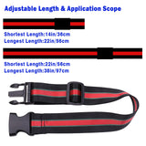 Luggage Strap add a Bag, Heavy Duty Adjustable Suitcase Belt Travel Attachment Travel Accessories for Connecting Your Luggage (B