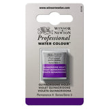 Winsor & Newton Professional Water Colour Paint, Half Pan, Quinacridone Violet