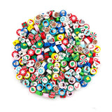 ANSGGB Christmas Polymer Clay Beads, Mixed Charm Spacer Beads for Bracelet Necklace DIY Jewelry Making (Christmas)