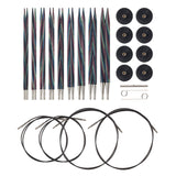 Knit Picks Options Square Wood Interchangeable Knitting Needle Set - US 4-11 (Foursquare)