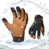Vgo... 1-Pair -4? or above 3M Thinsulate C100 Winter Warm Waterproof Light Duty Mechanic Glove, High Dexterity, Anti-abrasion, R