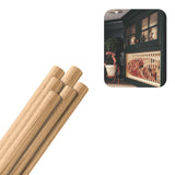 Hardwood Round Dowels (7/8 x 36, Pack of 6) | Variety of Diameters & Wood Species | Unfinished Wooden Dowel Rods for Crafts & DI