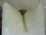 Plutus Brands Plutus Arctic Fox Handmade Throw Pillow, 20 X 36, White Ivory