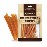 Afreschi Soft Turkey Tendon Strip 3.5 oz, Dog Treats for Soft Series, All Natural Human Grade Dog Treat, Suitable for Training c