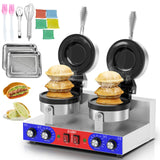 SICHI Ufo Burger Maker Machine - Commercial Ice Cream Burger Machine w/Adjustable Temperature and Timer, Electric Ufo Burger Pre