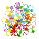Artistery 100 Pcs Stitch Markers Set For Knitting & Crochet | Locking Plastic Stitch Markers With Box | Durable Needle Clips For
