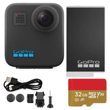 GoPro MAX 360 (2025) Action Camera | 6K Dual-Lens 360 Video & Photo Waterproof, Stabilized, Voice-Controlled Adventure Cam with 