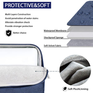 V Voova Laptop Bag 15.6 inch with Shoulder Strap & Handle, Waterproof Laptop Case Sleeve Compatible with 15-16  MacBook Air/Pro