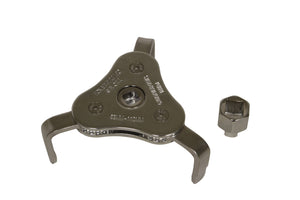 58-110Mm 3 Jaw Filter Wrench With Adapter