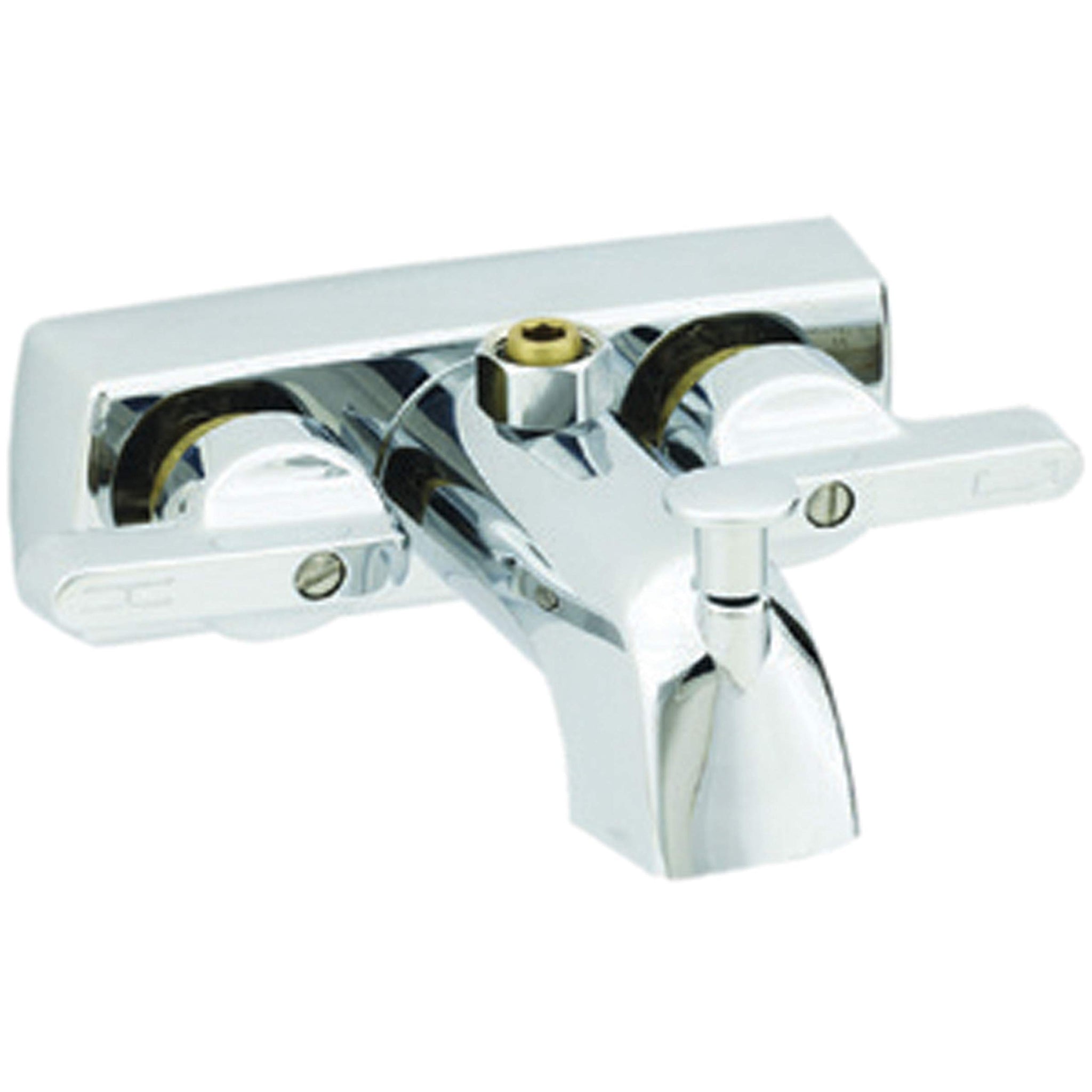 American Brass 381 Rv Metallic Tubshower Diverter With Lever Handles, Vacuum Breaker And Shower Kit 4 - Chrome