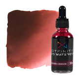 Artfinity Liquid Watercolor Paint 30 ml Bottle, Alizarin Crimson - Vibrant Dye-Based Liquid Watercolor w/Glass Pipette, Fast-Dry
