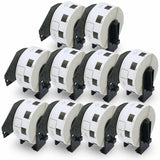 BETCKEY - Compatible Square Labels Replacement for Brother DK-1221 (0.9 in x 0.9 in), Use with Brother QL Label Printers [10 Rol