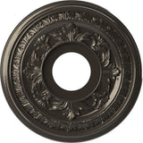 Ekena Millwork CMP13BACCH Baltimore Thermoformed PVC Ceiling Medallion (Fits Canopies up to 5 1/4), 13OD x 3 1/2ID x 3/4P, Metal