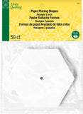 Dritz 3232 Paper Piecing Shapes, Hexagon, 2Inch (50Count),White