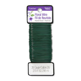 FloraCraft 26 Gauge Floral Wire 270 Feet Green