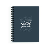 Plan To Gift Notebook A5 Plain Math Love School Days Notebook Wire Bound Spiral Printed Pages:160 (Size A5)