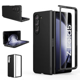 Foluu Slim Fit Case for Samsung Galaxy Z Fold 5 Case, with Front Built-in Screen Protector, Ultra Thin Matte PC Protective Cover