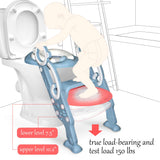 GrowthPic Toddler Toilet Seat with Step Stool Ladder for Boy and Girl Baby, Potty Training Seat Kid's Toilet Trainer with Splash