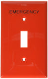 Leviton 80701-RE Wallplatered