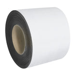 Aviditi 4 Inch x 50 Feet, Flexible Write On Magnetic Roll, White, for Labeling, Organization, Crafts, DIY Projects (1 Roll)