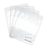 ZipItAll Gallon Zip Top Resealable Plastic Writable Zipper Freezer Food Bags (250), 2 mL