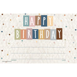 Teacher Created Resources Everyone is Welcome Happy Birthday Awards, 81/2 x 51/2, Pack of 25 Awards