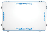 Airhead WATERMAT AIR Inflatable Deck, 8 ft. w Pump, White/Blue